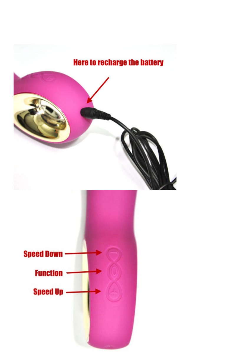 Vibrating Dildo w/ trigger handle